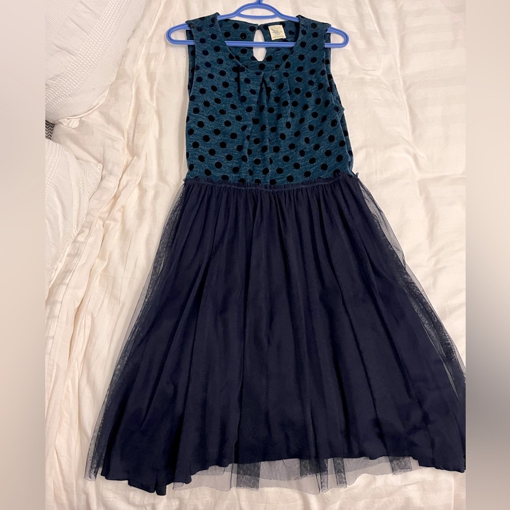 Anthropologie blue dress